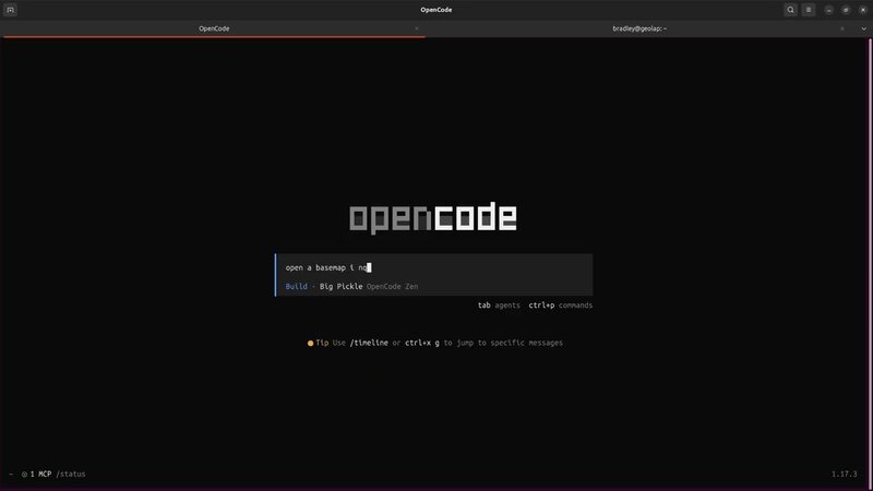 Agentic AI development environment in a terminal